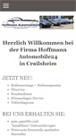 Mobile Screenshot of hoffmannautomobile24.de